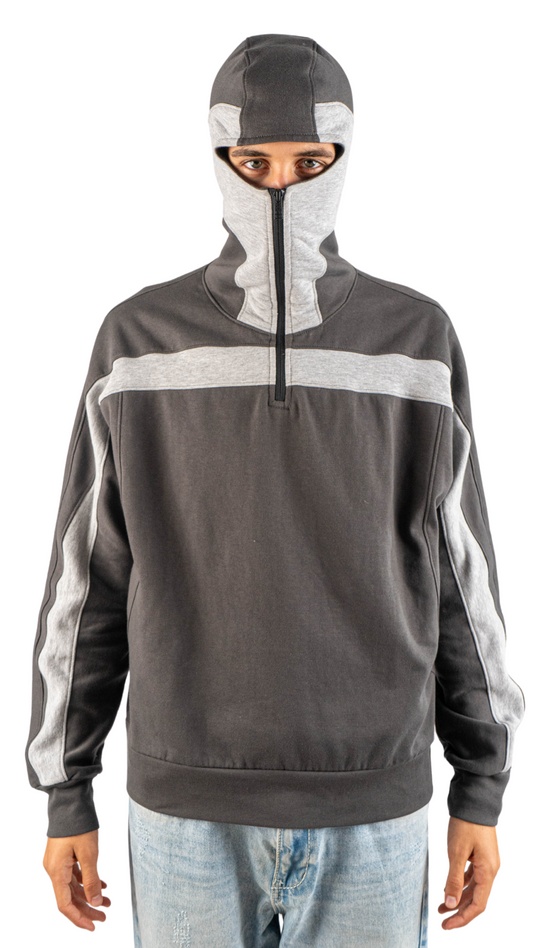 Mask hoodies - gray