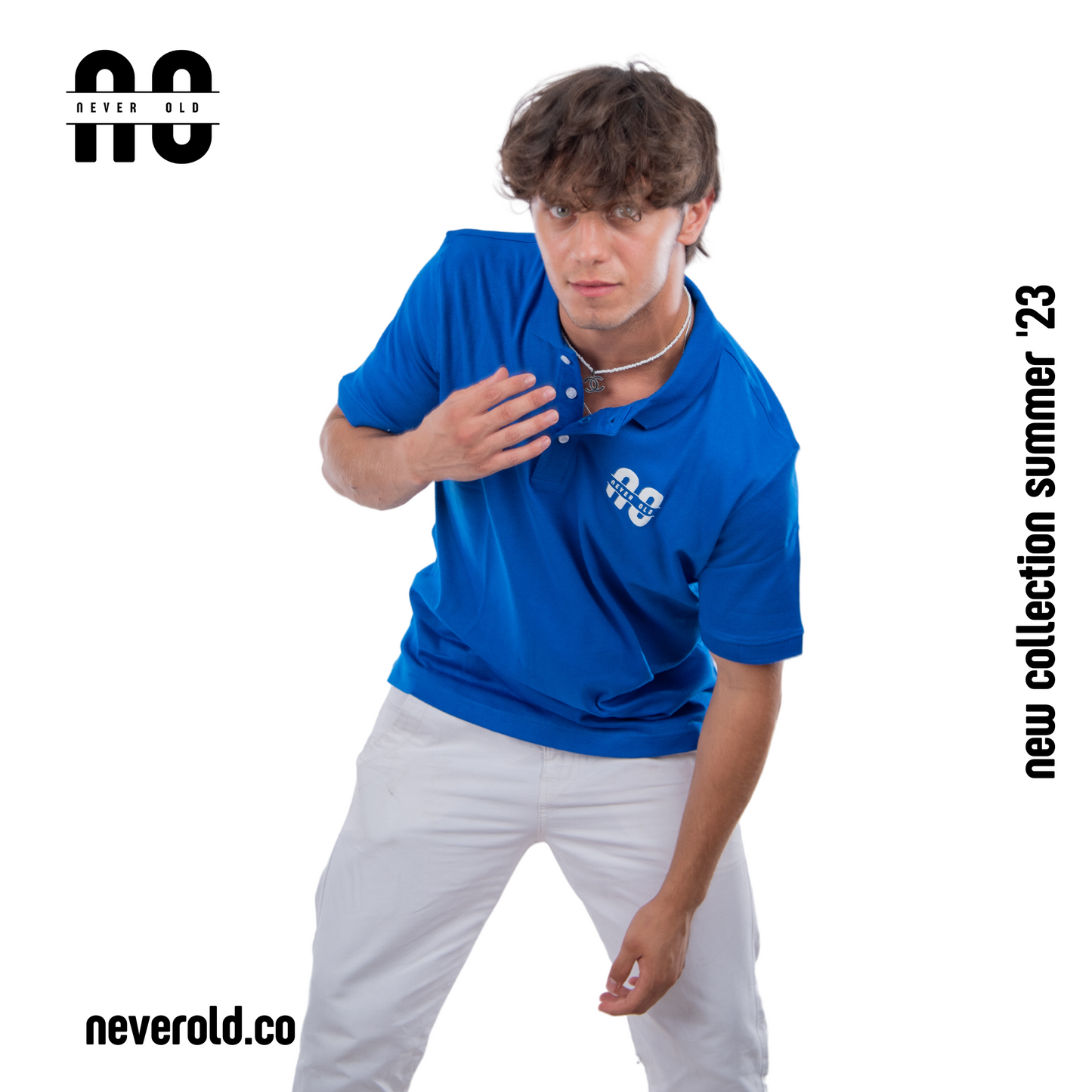 Polo shirt-Royal blue (100% EGYPTIAN COTTON)