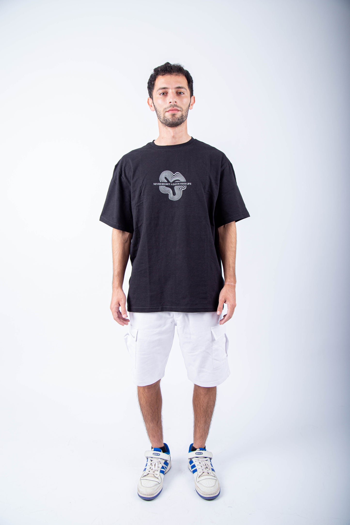 Never regret a day in your life T-shirt - black