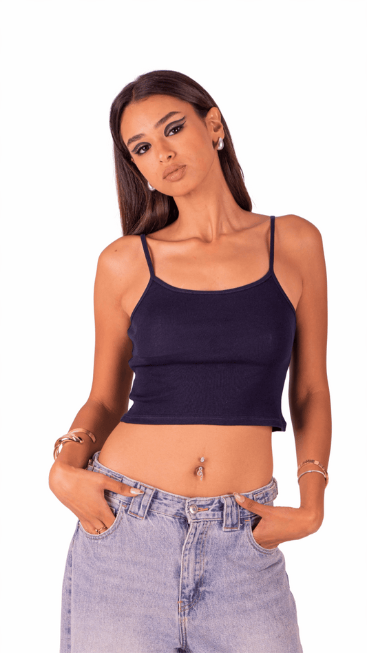 Basics Core Singlet - Navy blue