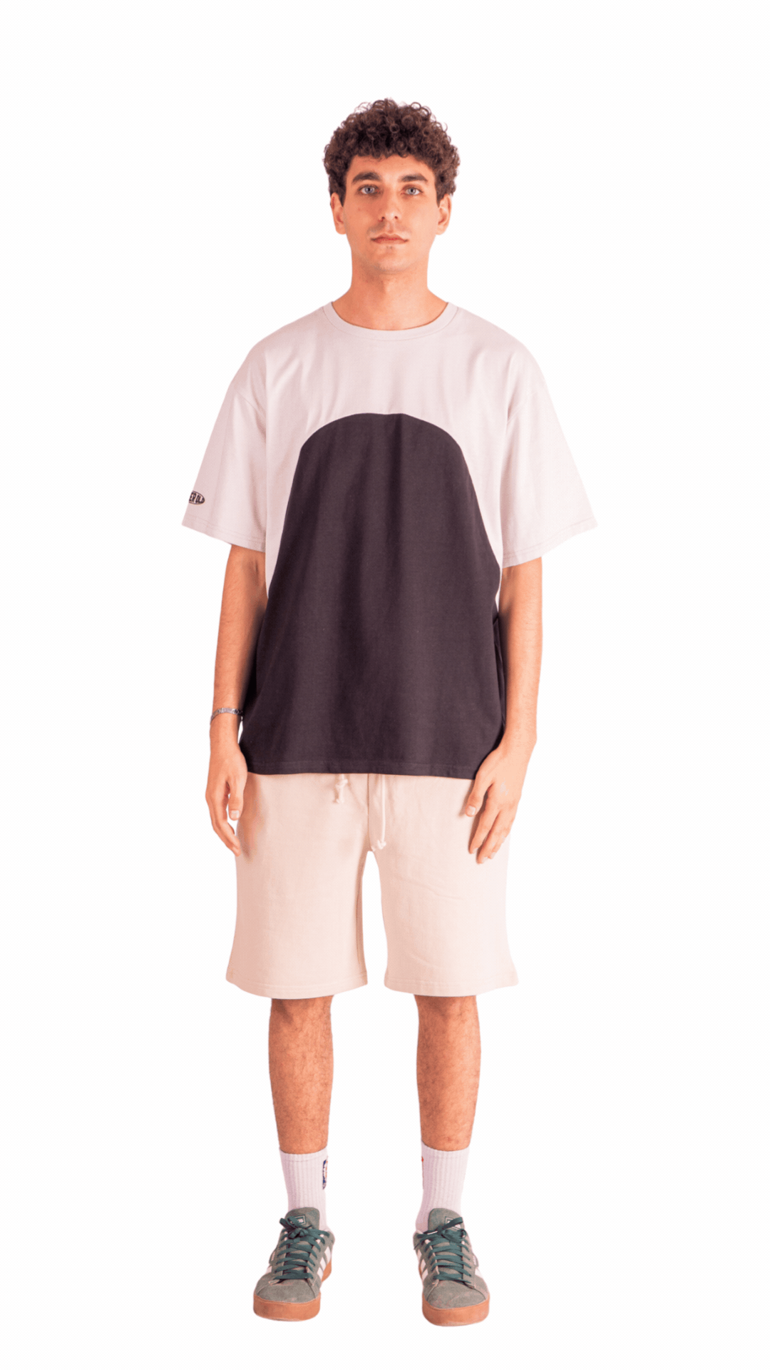 Curve Block T-Shirt