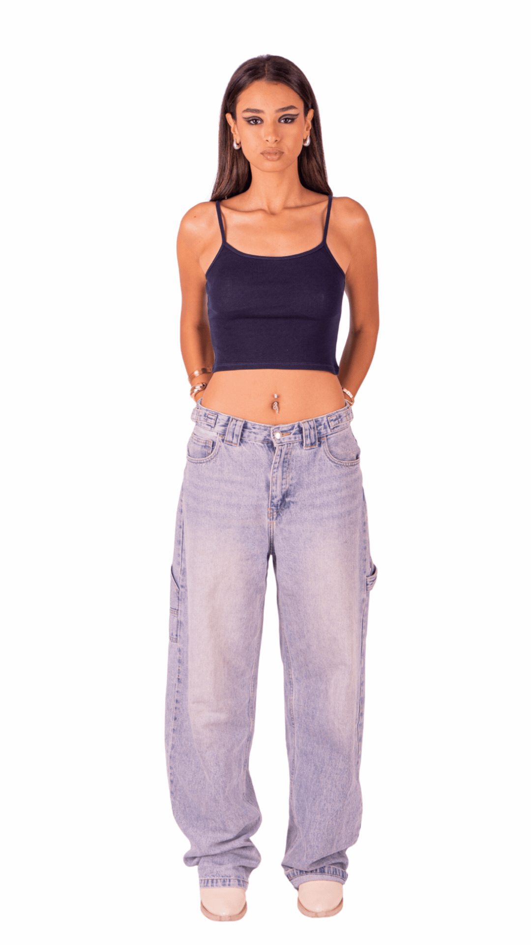Basics Core Singlet - Navy blue