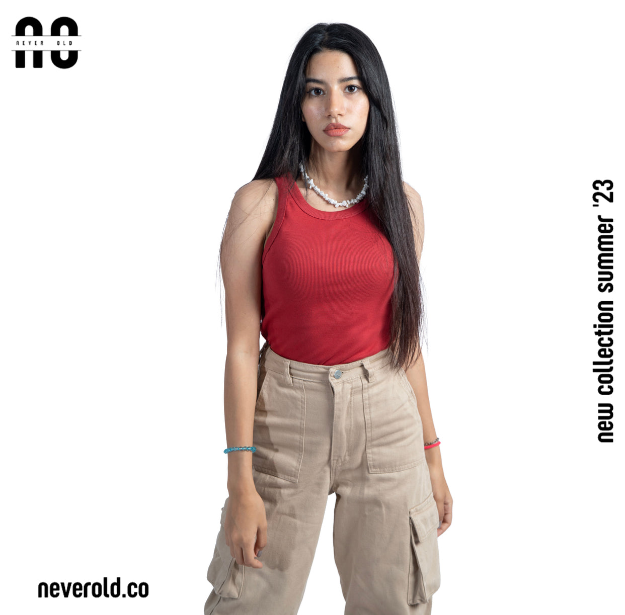 Long Tank top - Red