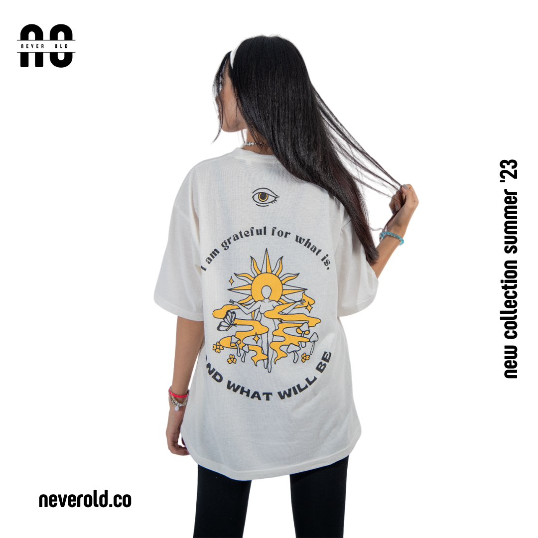 I’m grateful for what is, and what will be T-shirt - White
