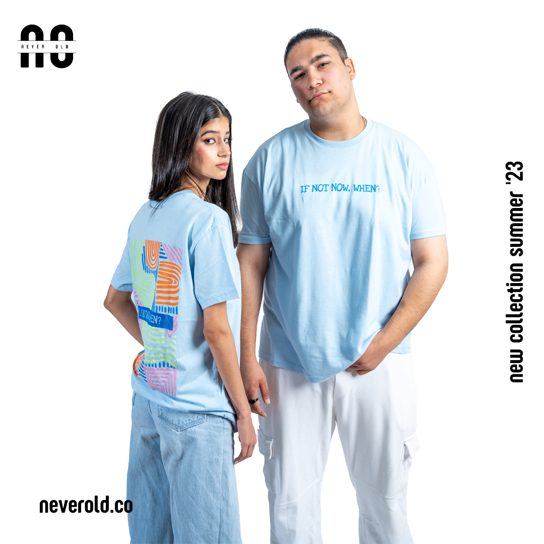 If not now,when? T-shirt - light blue