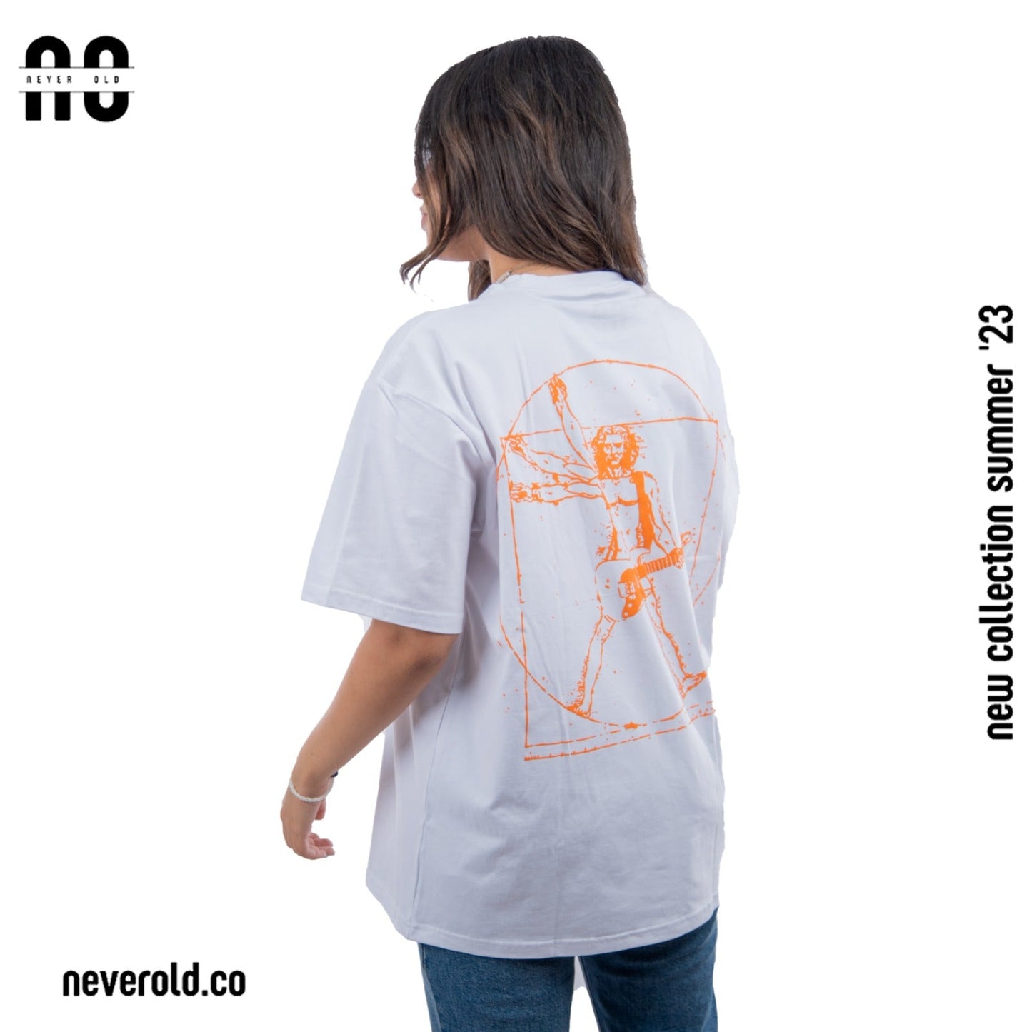 Never old T-shirt - white