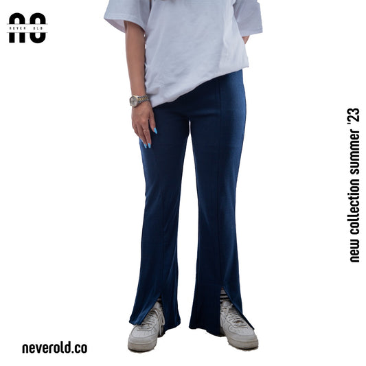 Rib pants - dark blue