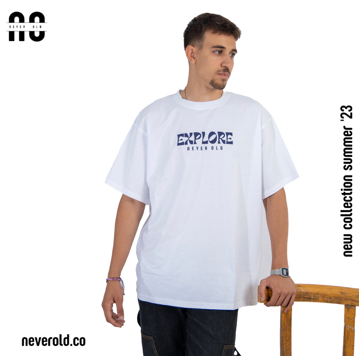Explore T-shirt - white