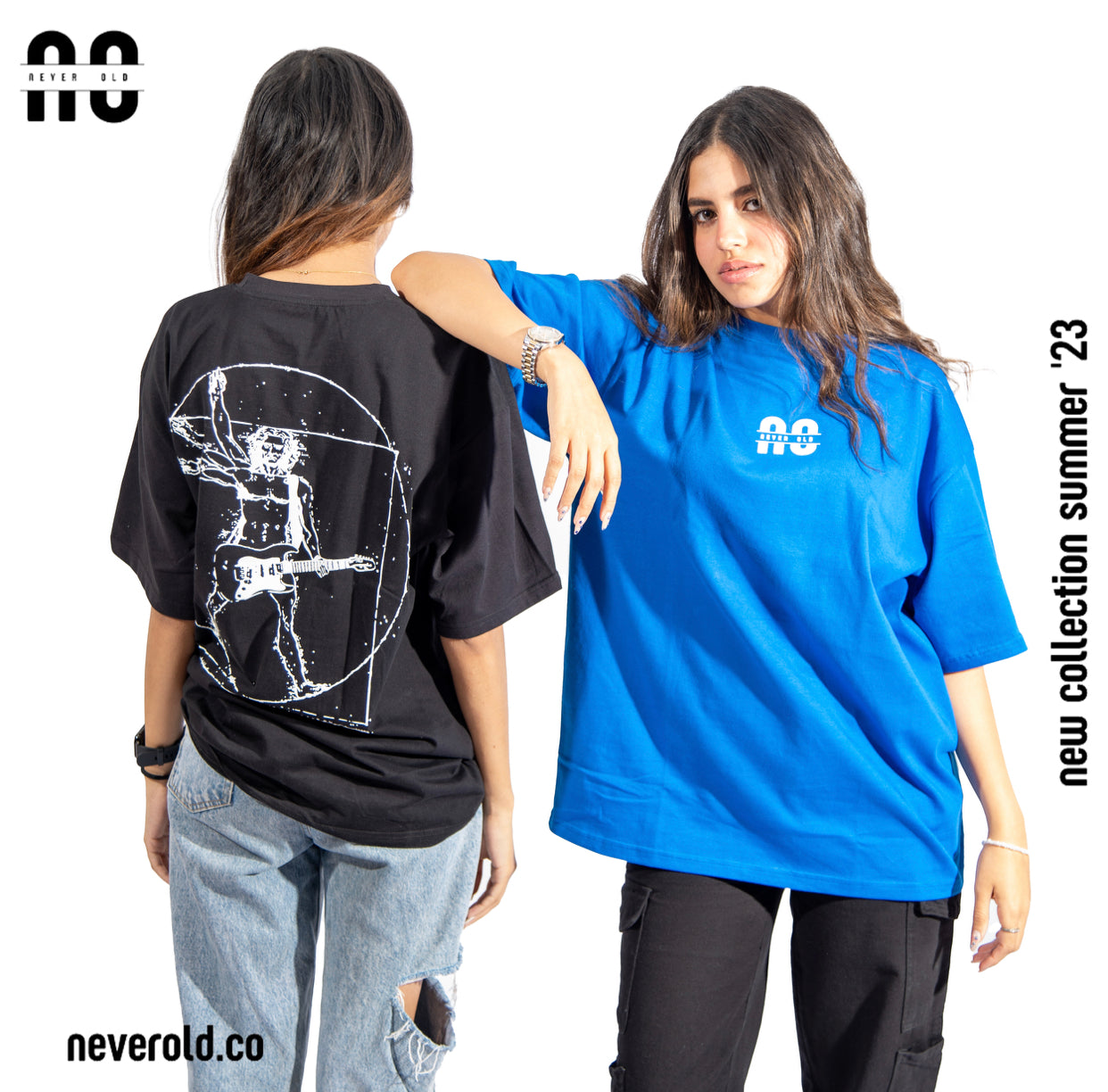Never old T-shirt - black