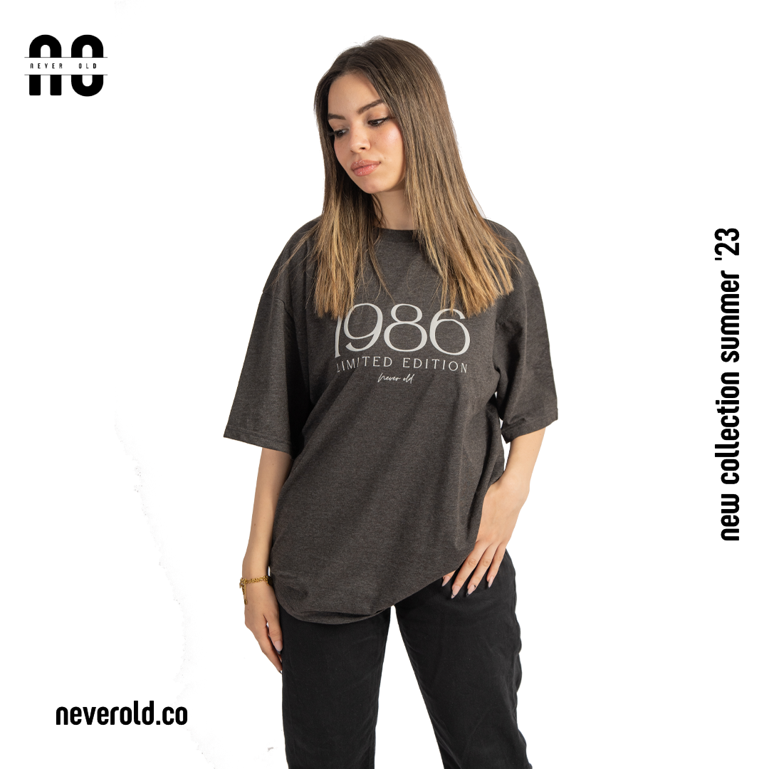 1986 T-shirt - Gray