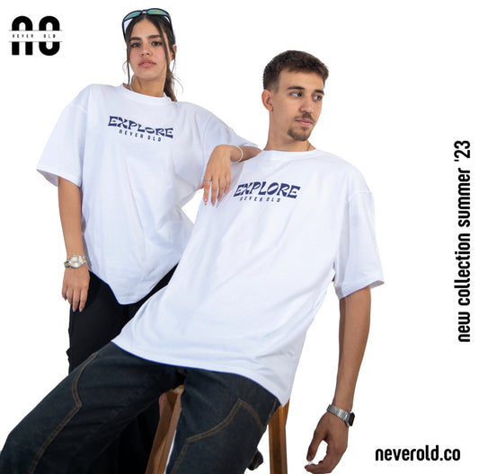 Explore T-shirt - white