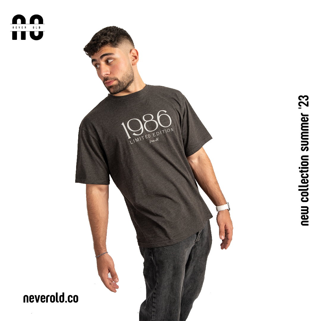 1986 T-shirt - Gray