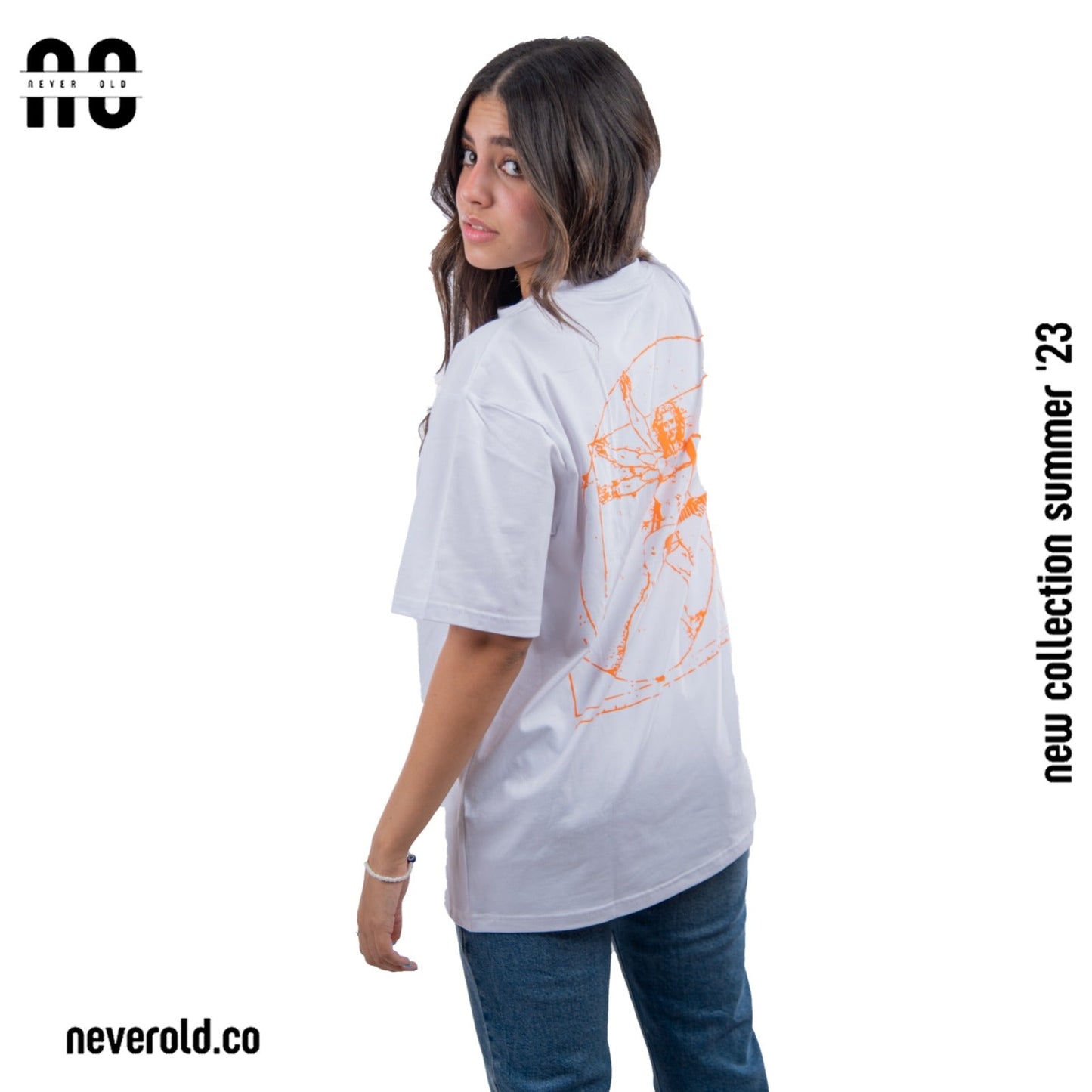 Never old T-shirt - white