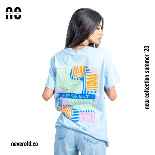 If not now,when? T-shirt - light blue