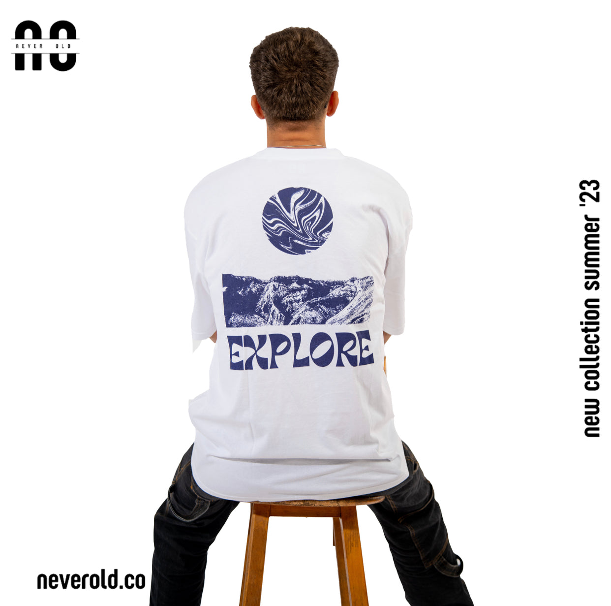 Explore T-shirt - white