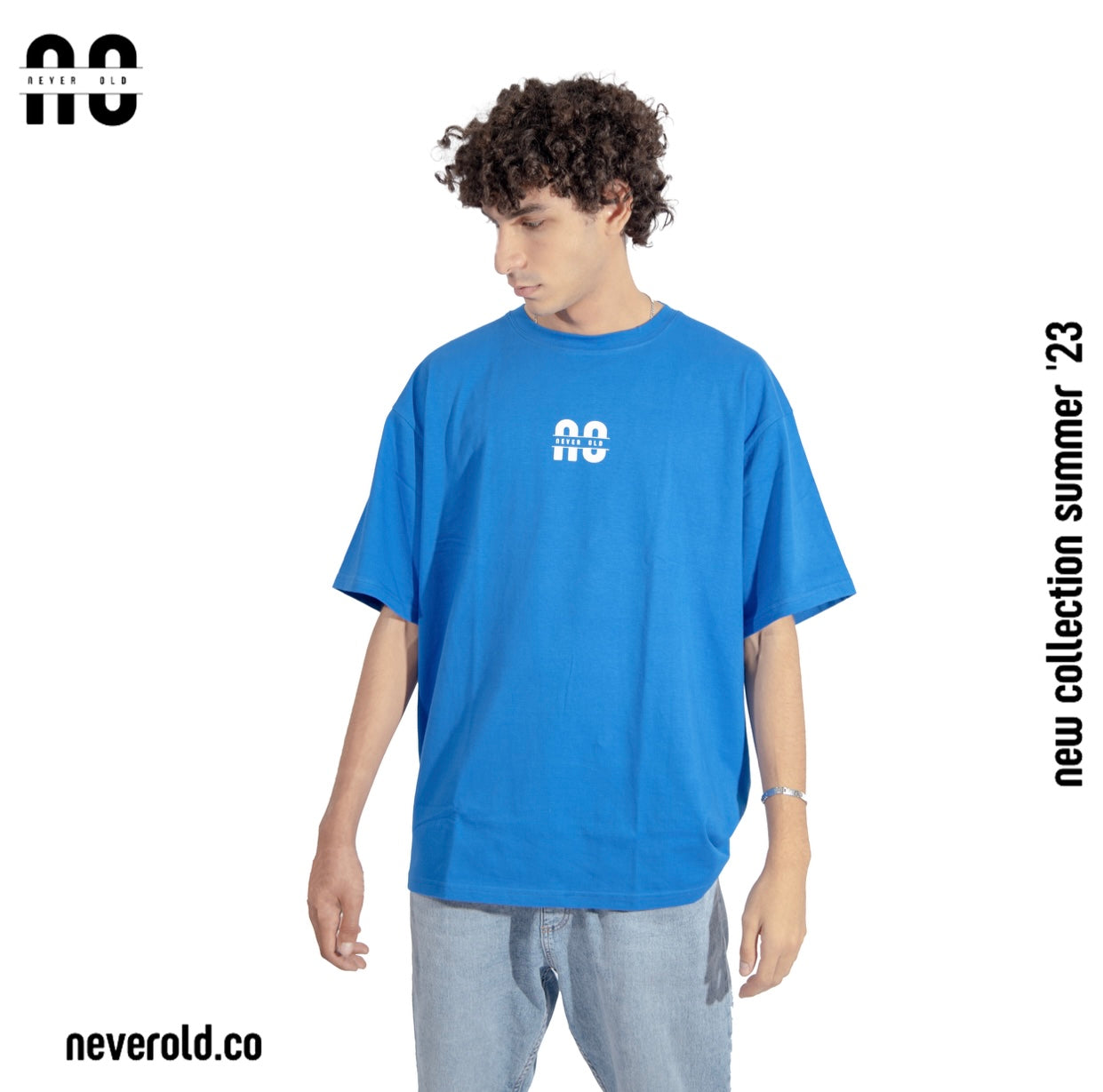 Never old T-shirt - blue