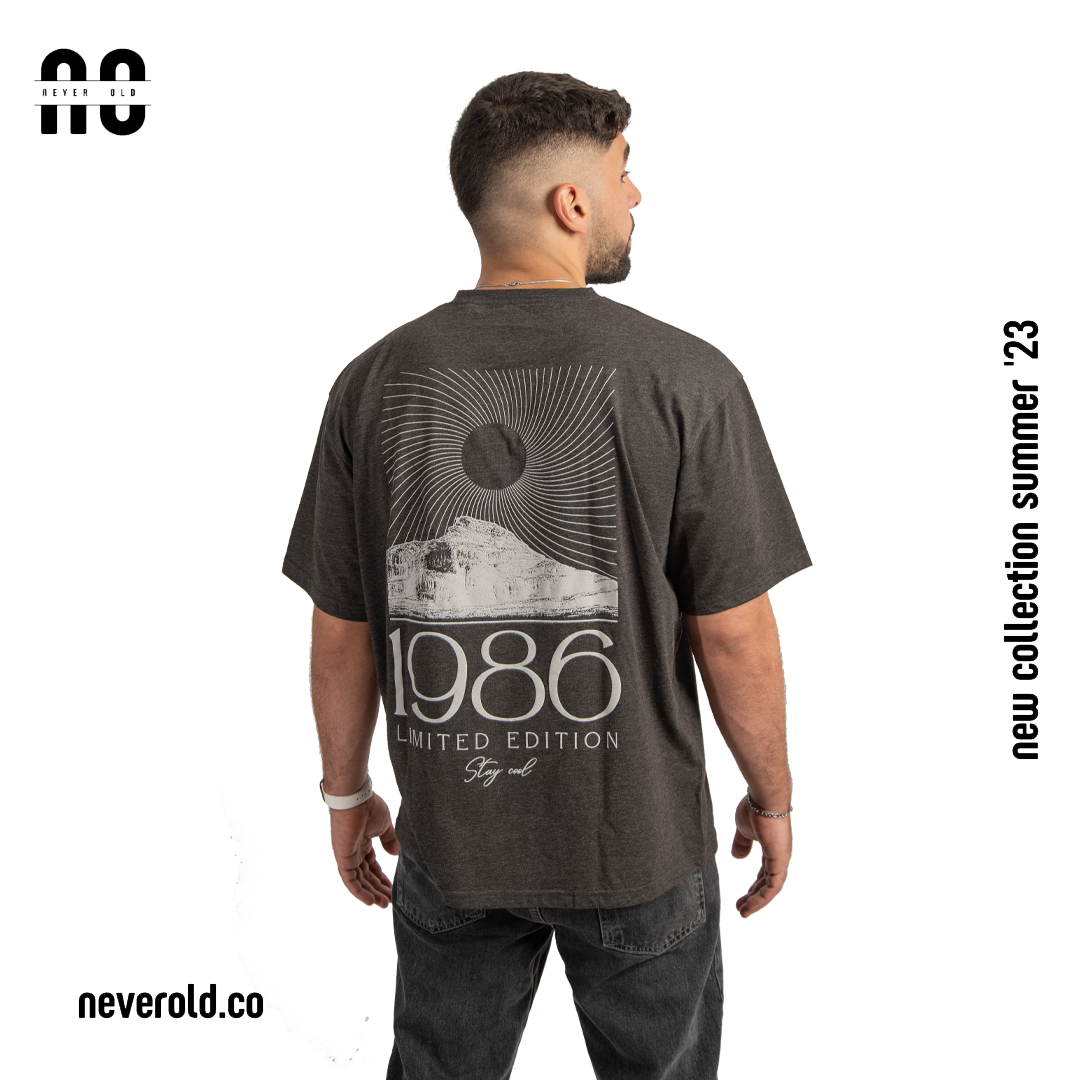 1986 T-shirt - Gray