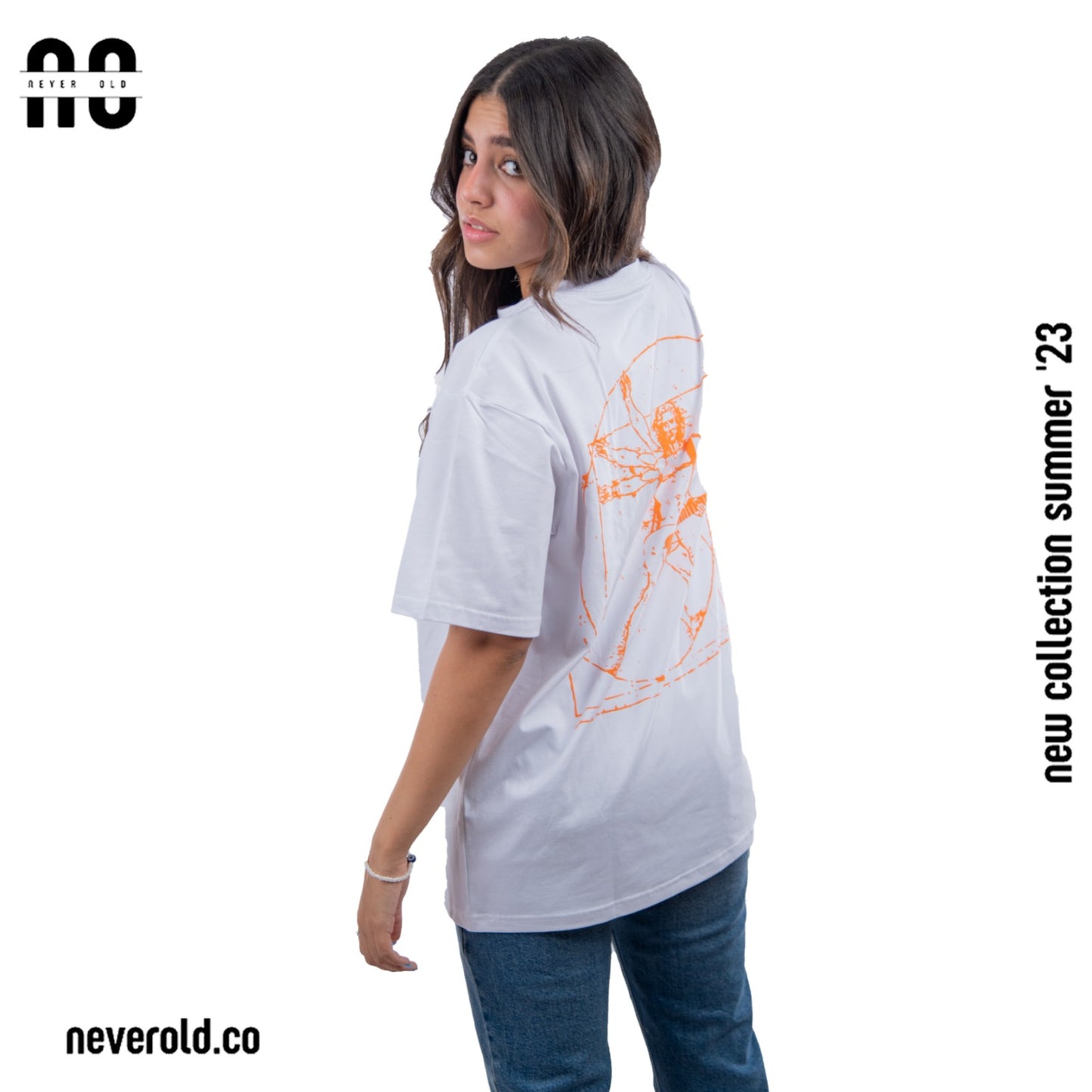 Never old T-shirt - white