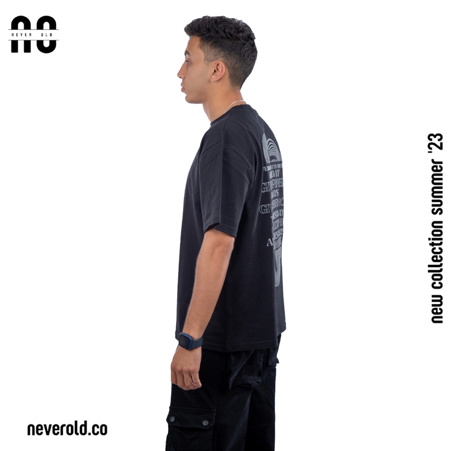 Never regret a day in your life T-shirt - black