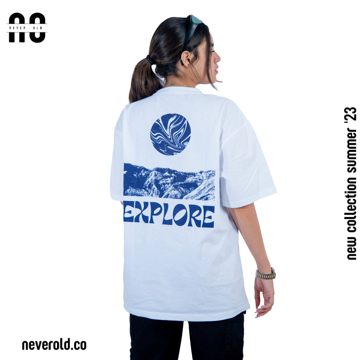 Explore T-shirt - white