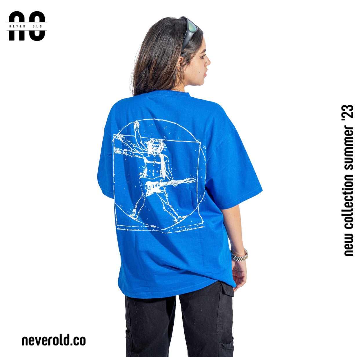 Never old T-shirt - blue