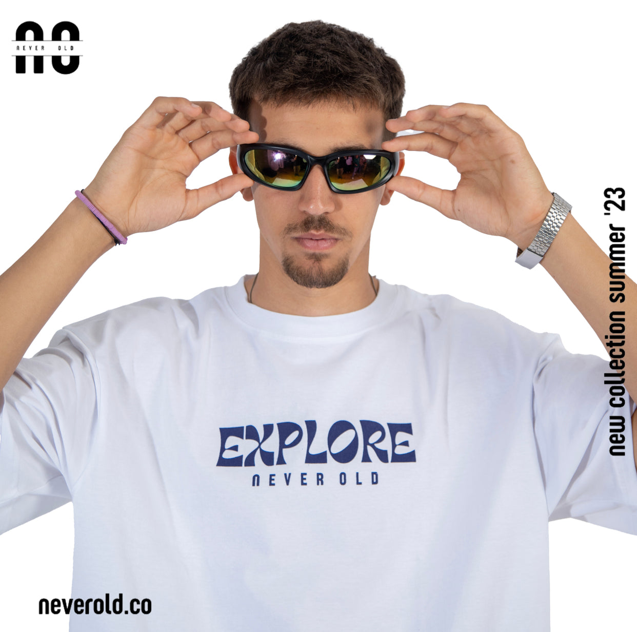 Explore T-shirt - white
