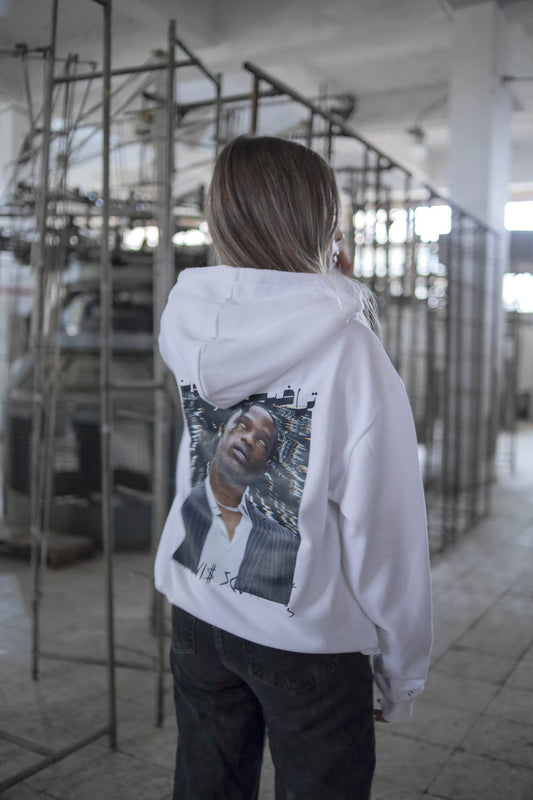 Travis Scott hoodie - white