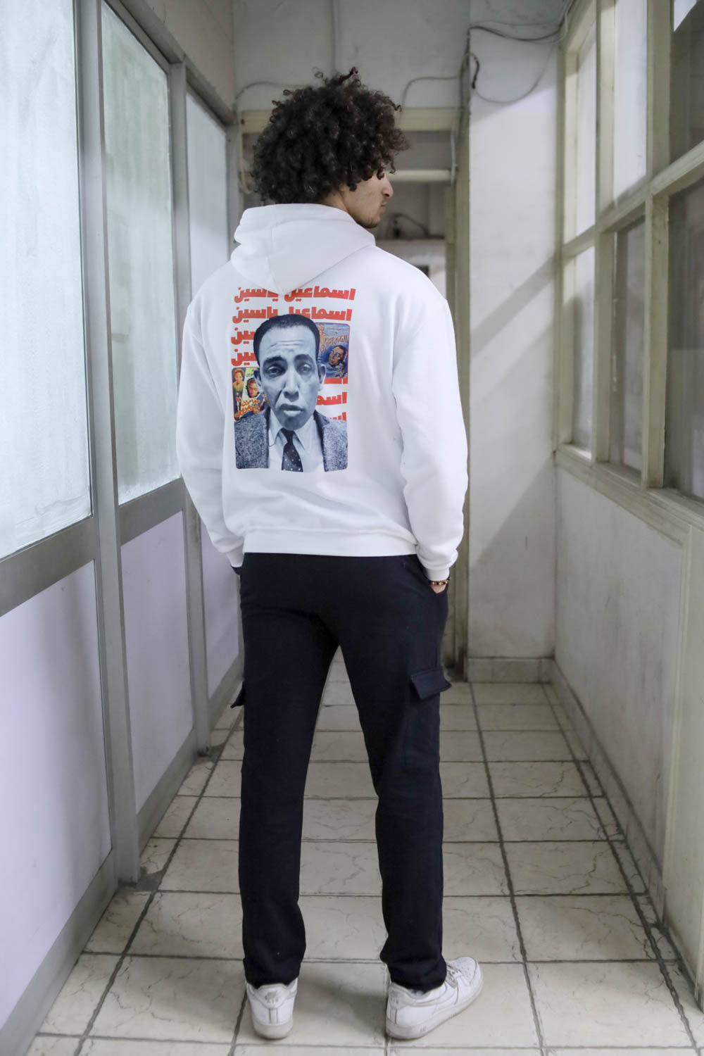Esmail Yassin hoodie - white