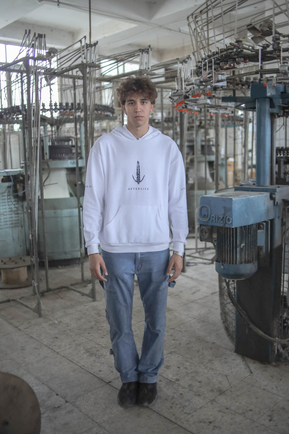 Afterlife hoodie - white
