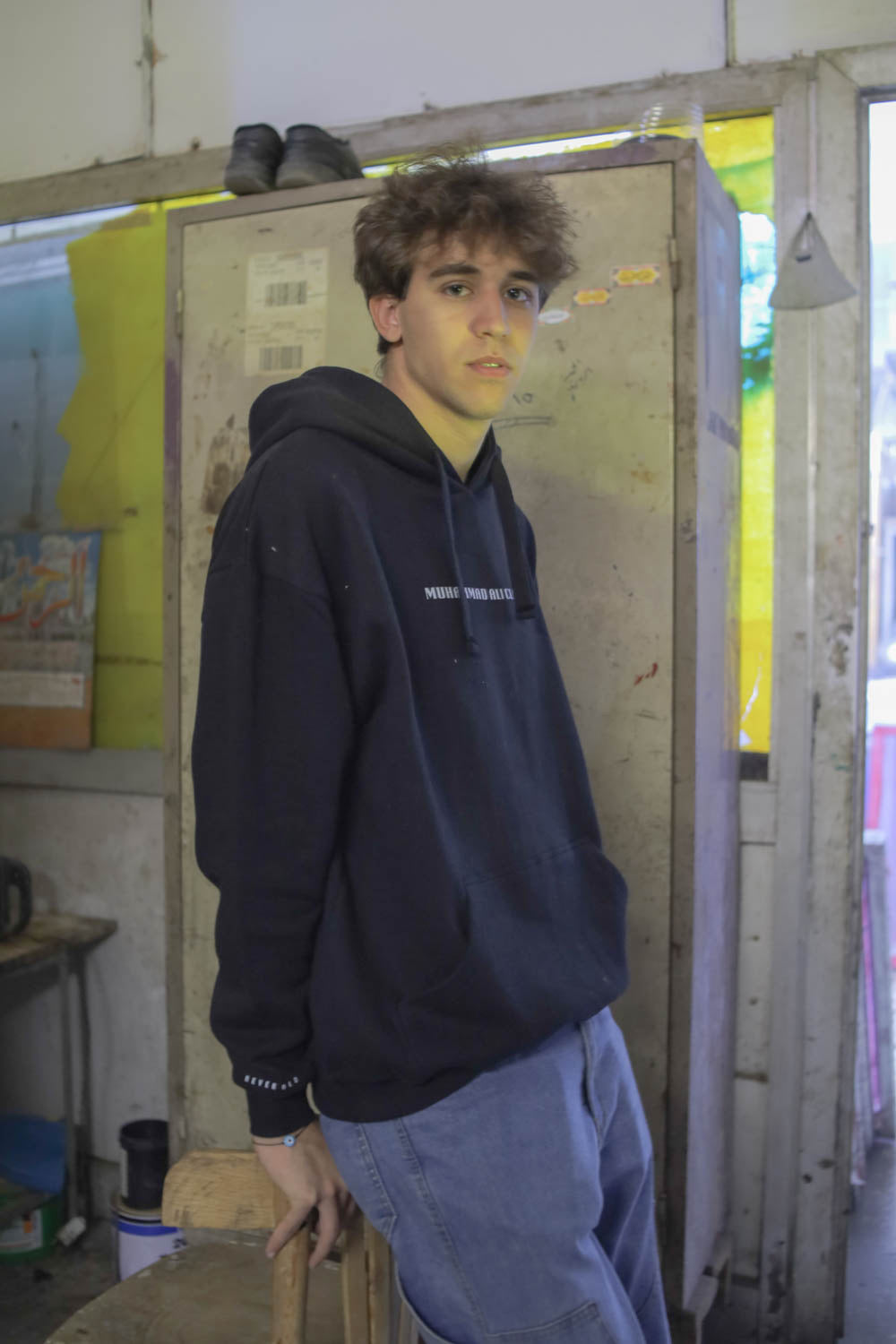 Mohamed Ali Clay hoodie - black