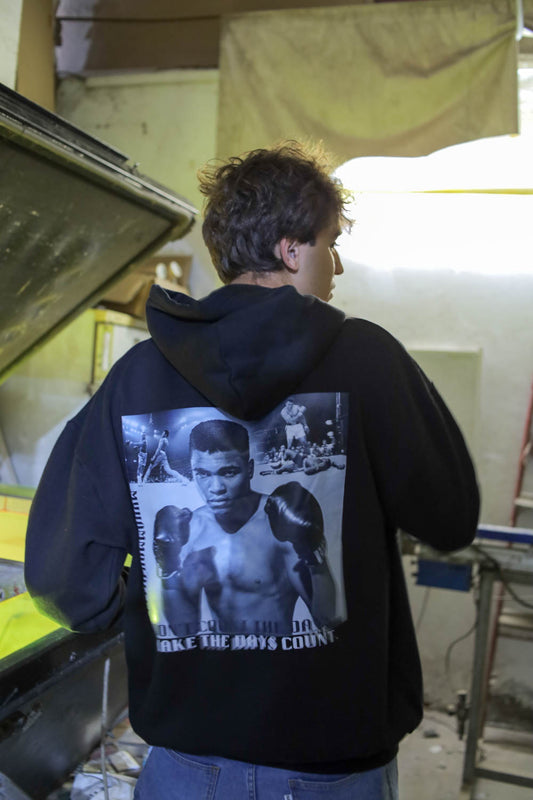 Mohamed Ali Clay hoodie - black