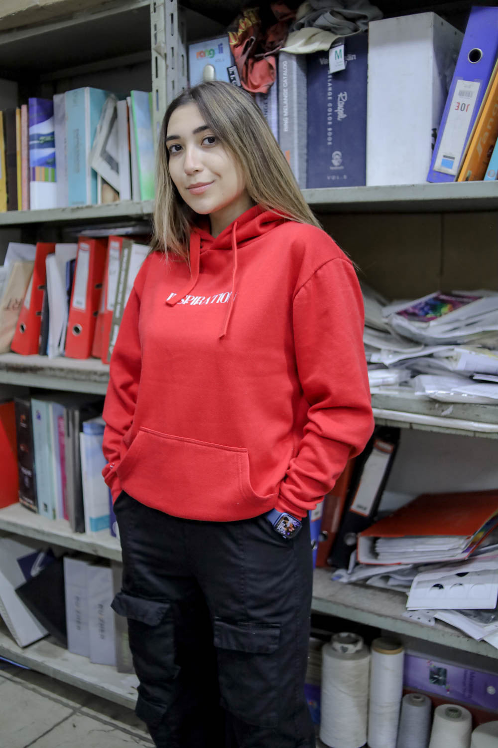 Inspiration hoodie - red