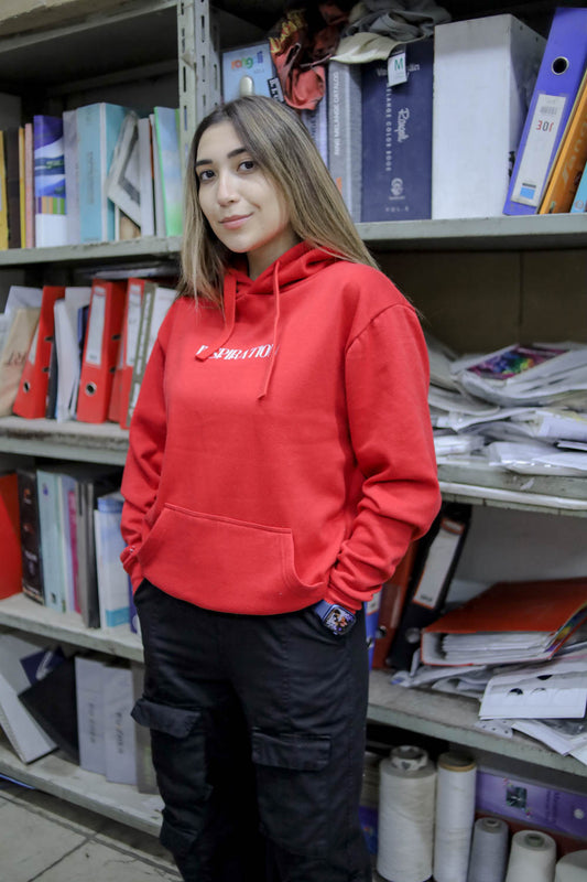 Inspiration hoodie - red