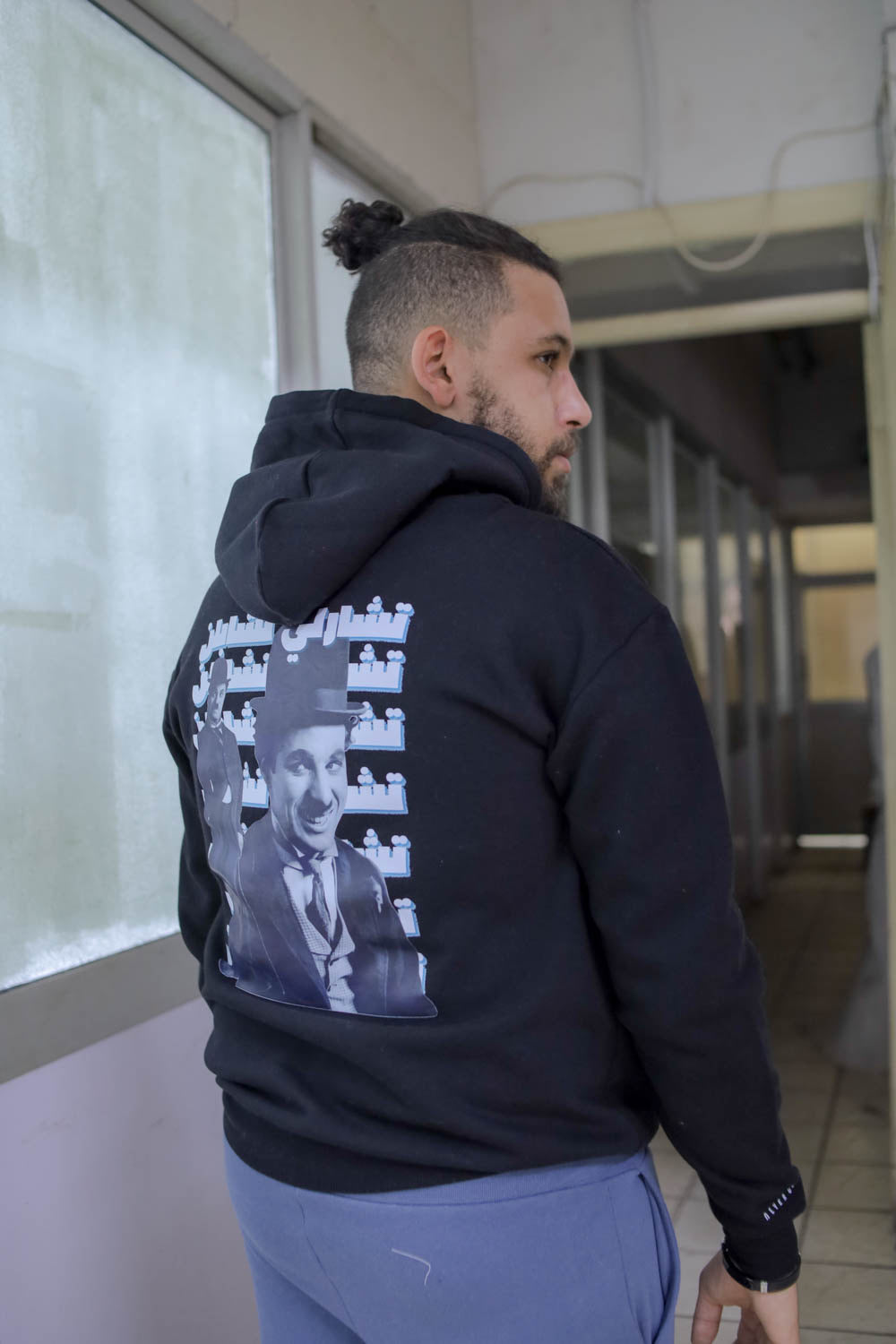 Charlie Chaplin hoodie - black