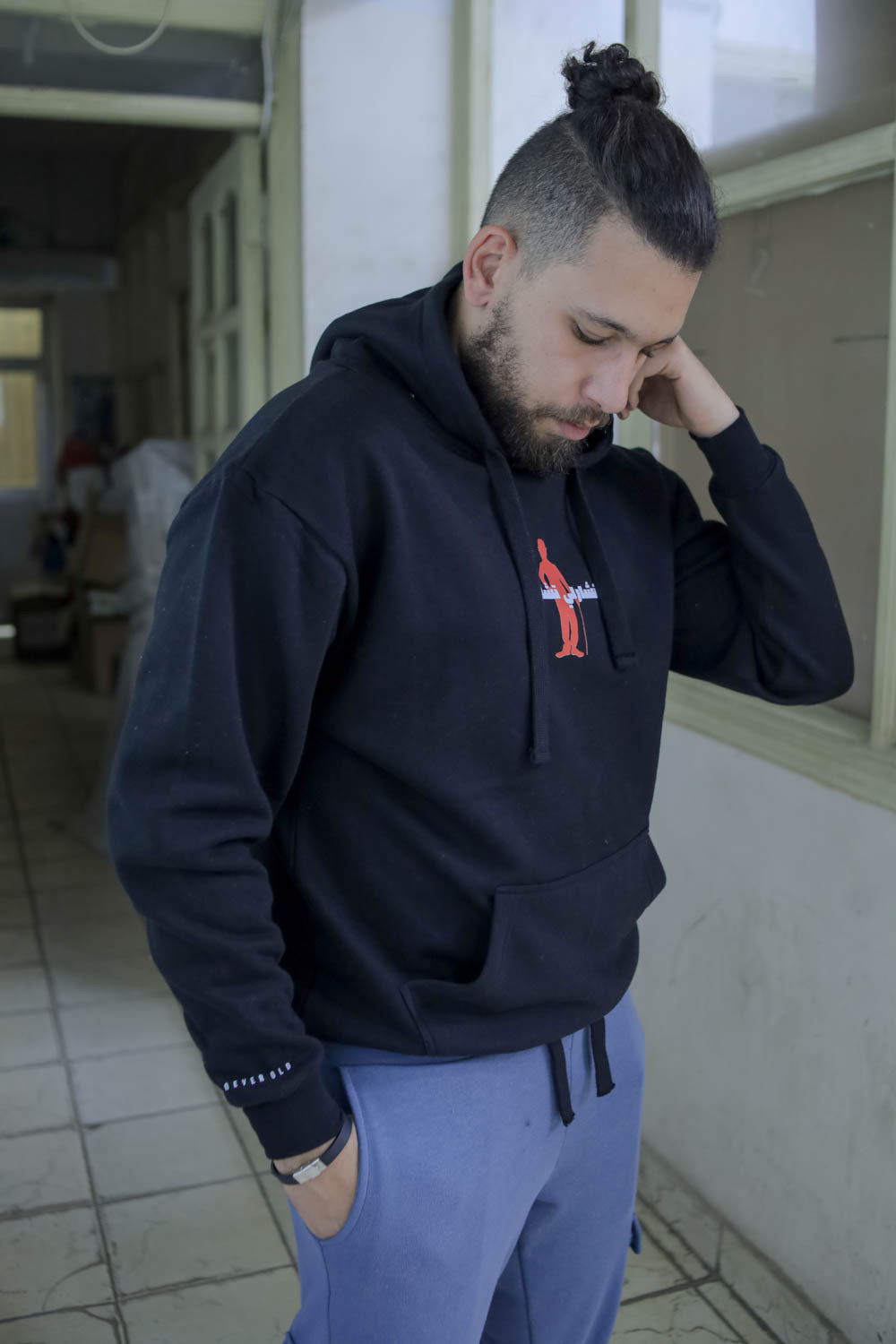 Charlie Chaplin hoodie - black