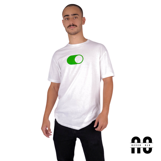 (Currently On) Printed Round Nick T-shirt - White