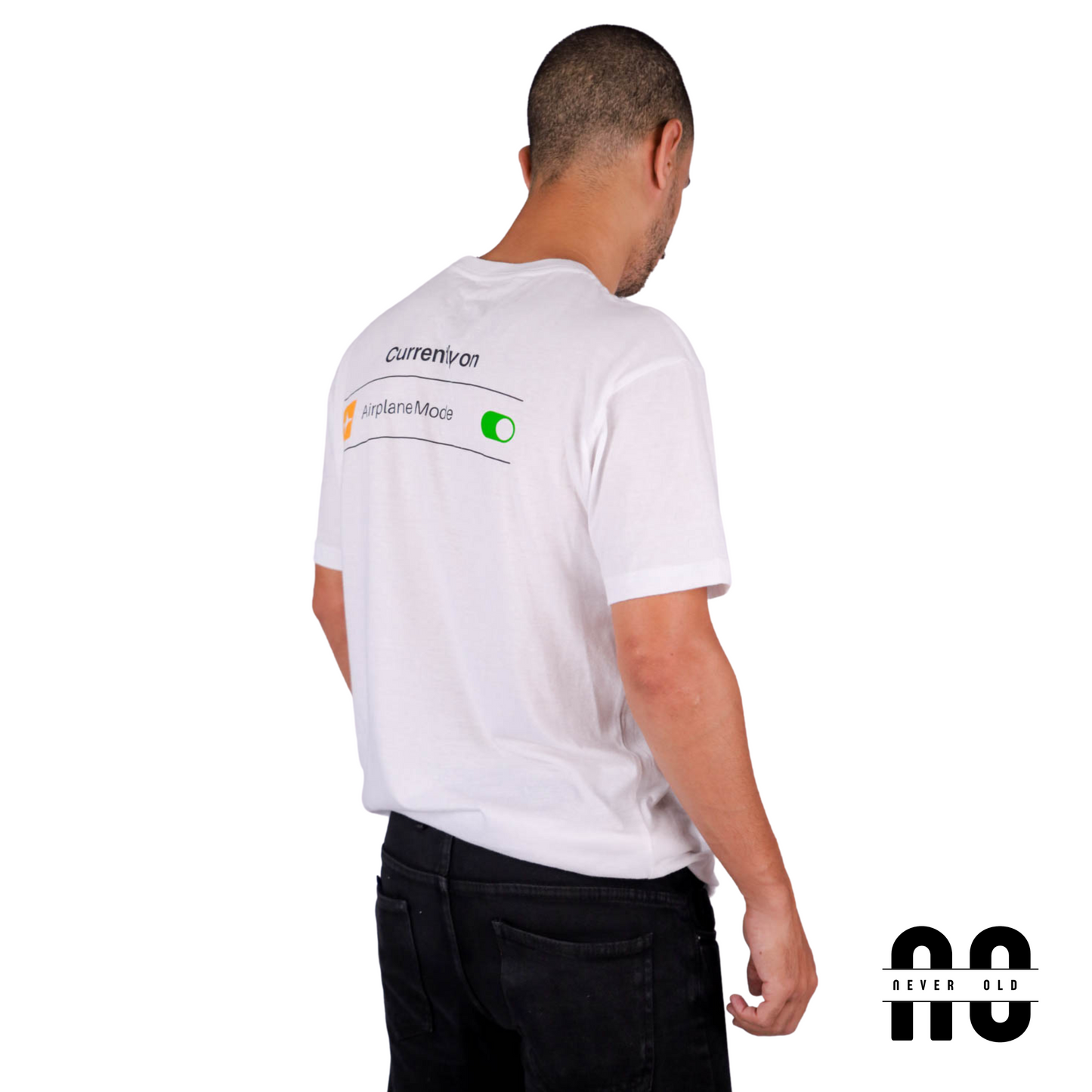 (Currently On) Printed Round Nick T-shirt - White