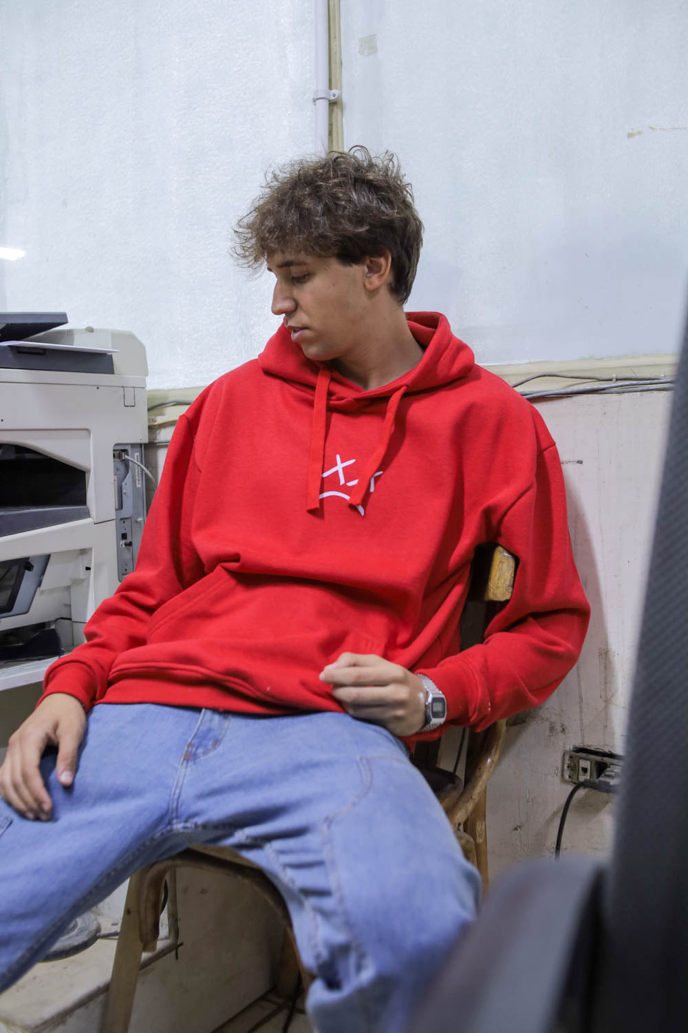 Abusif hoodie - red