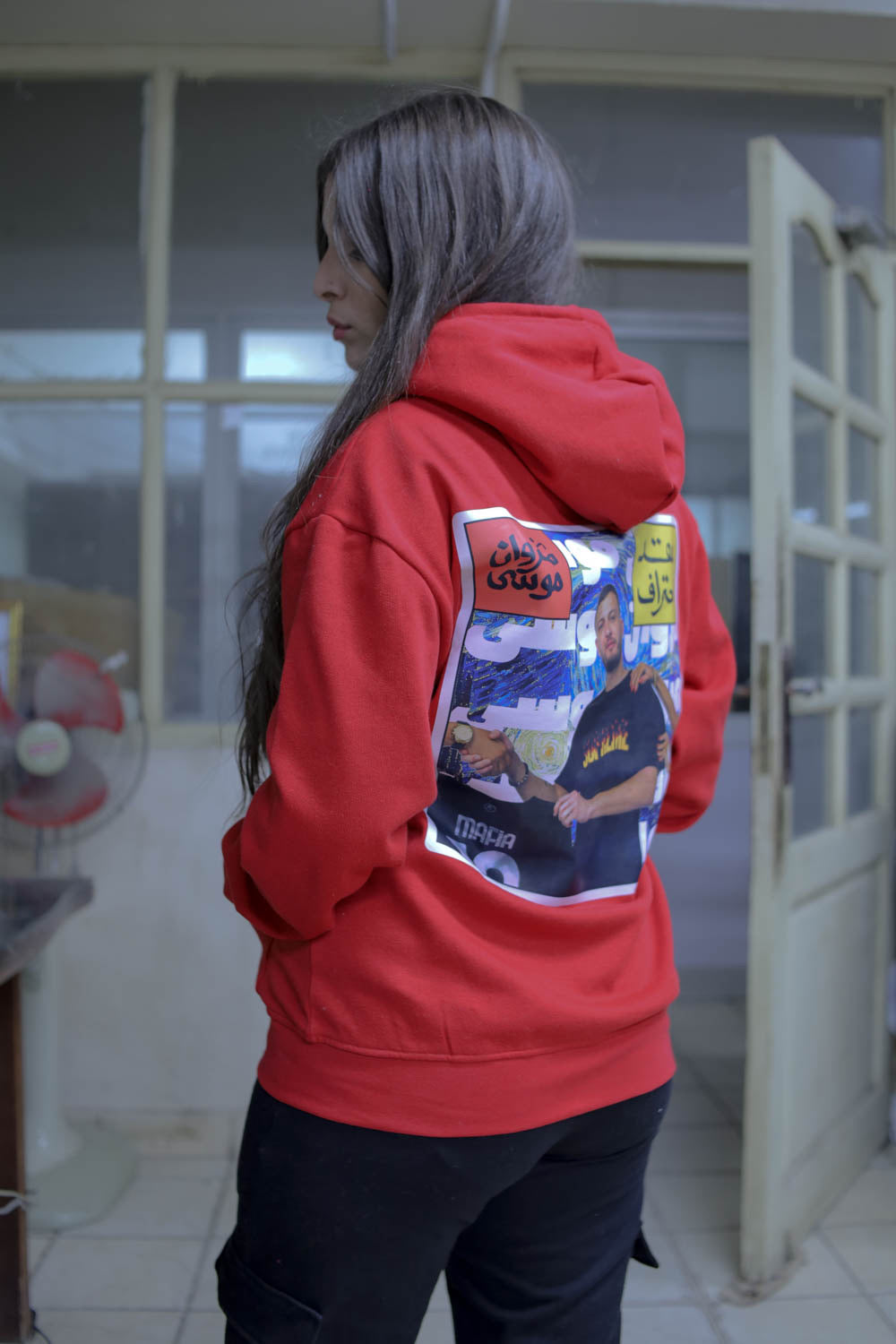 Marwan Moussa hoodie - red